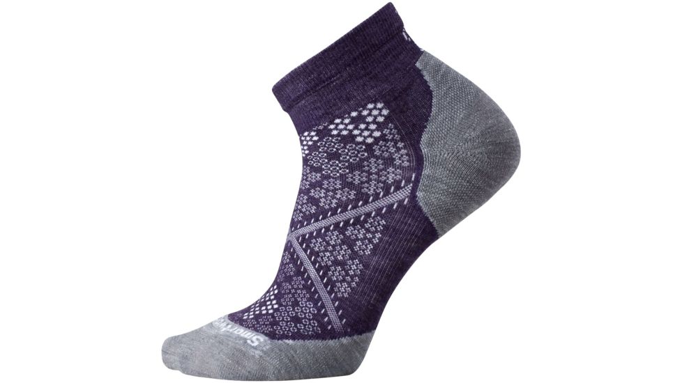 Smartwool PhD Run Light Elite Low Cut Sock - Women's-Mountain Purple-Large