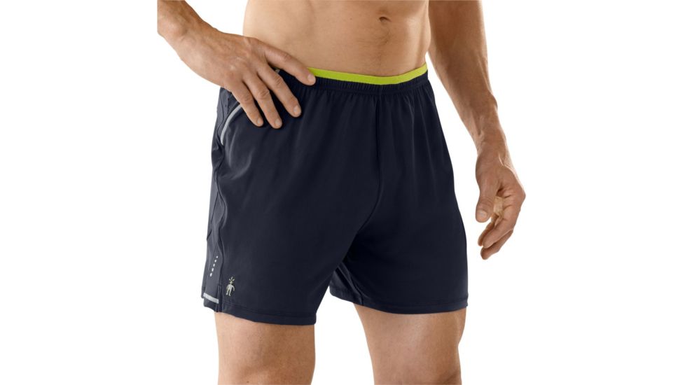 Smartwool PhD Run Short - Men's-Black-Medium