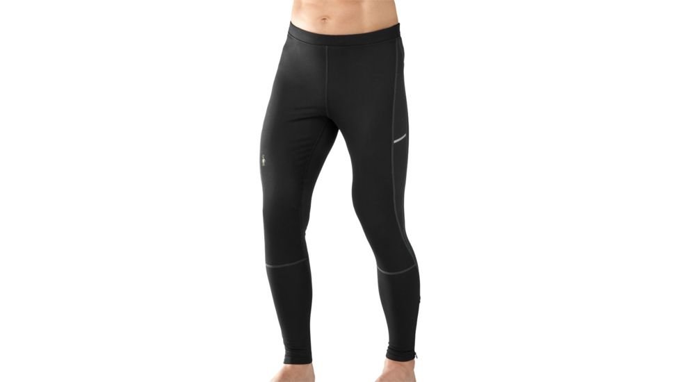 Smartwool PhD Run Wind Tight - Men's-Black-Small