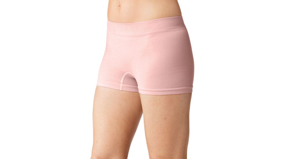 Smartwool PhD Seamless Boy Short - Women's-Pink Horizon-Small