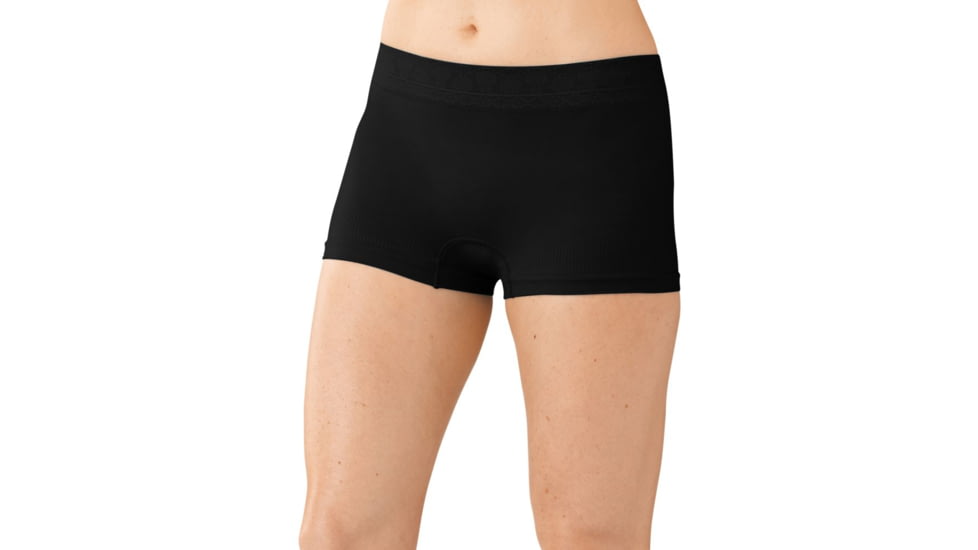 Smartwool PhD Seamless Boy Short - Womens-Black-X-Small (Clearance)