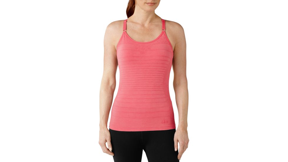 PhD Seamless Long Bra - Womens-Large-Bright Coral