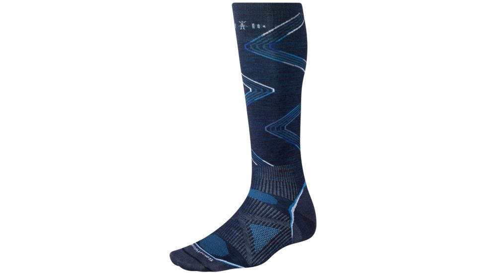 Smartwool PhD Ski Ultra Light Sock - Men's-Navy-X-Large