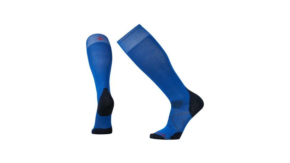 Smartwool PhD Ski Ultra Light Sock - Men's, Bright Blue, Large SW015029378-L