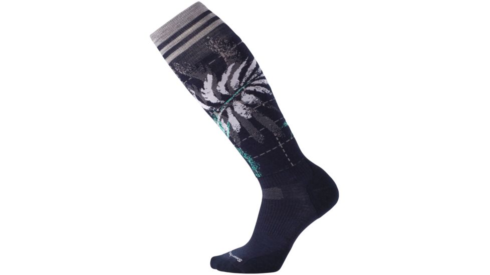 Smartwool PhD Slopestyle Light Elite Palms Sock - Women's-Deep Navy-Medium
