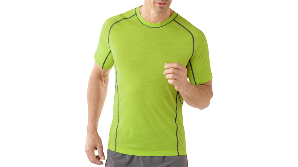 Smartwool PhD Ultra Light Short Sleeve Top - Men's-SmartWool Green-Large