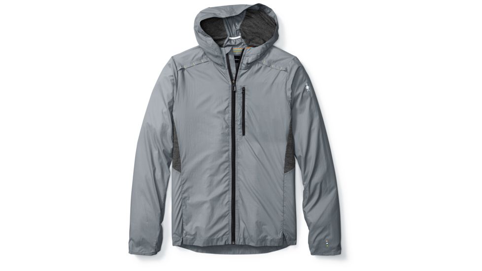 Smartwool PhD Ultra Light Sport Hoody Mens, Light Gray, M, SW016069039-M