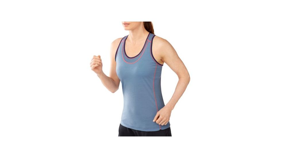 Smartwool PhD Ultra Light Tank - Womens, Blue Steel, Extra Large, SW0SO133474XL