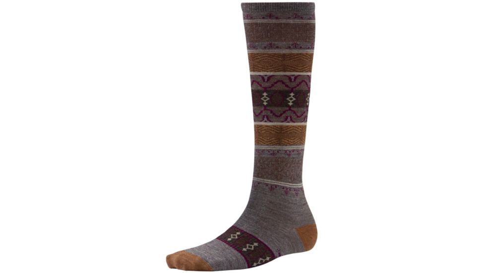 Pine Glass Ultra Light Knee High Sock - Womens-Taupe-Small