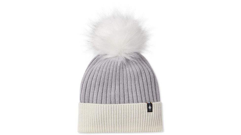 Smartwool Powder Pass Beanie, Light Gray Heather, One Size, SW000464545-1FM