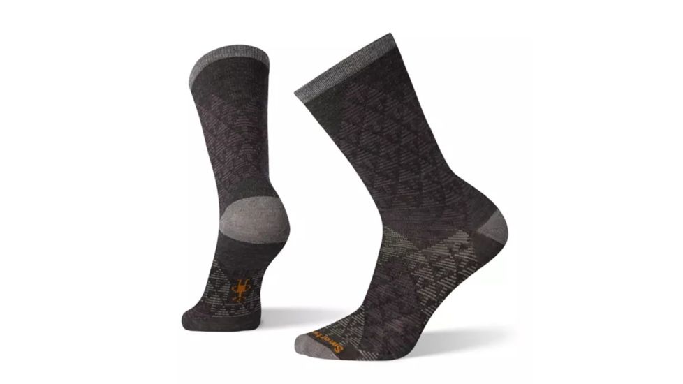 Smartwool Pressure Free Overland Crew Socks - Mens, Charcoal, Large, SW003955003-L