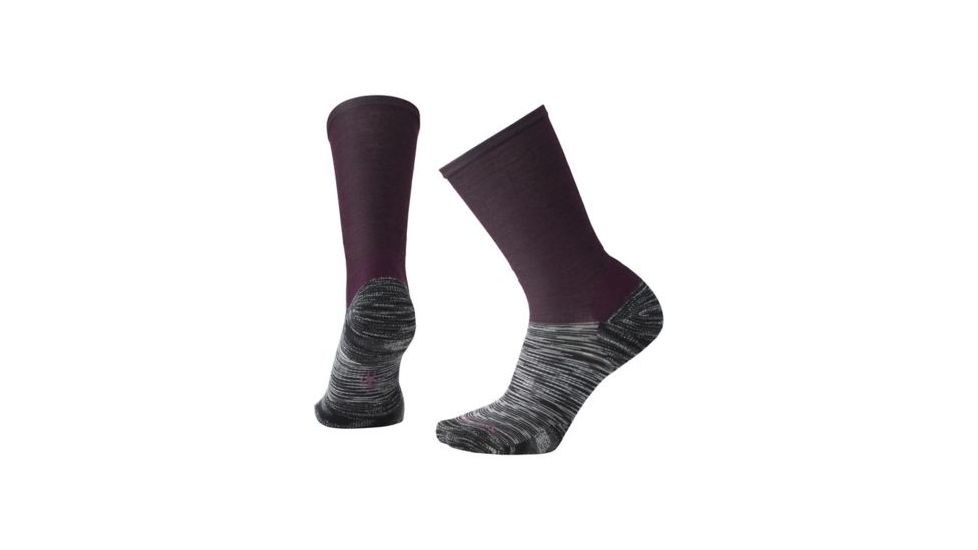 Smartwool Rayleigh Crew Sock - Women's, Bordeaux Heather, Small SW003801587-S