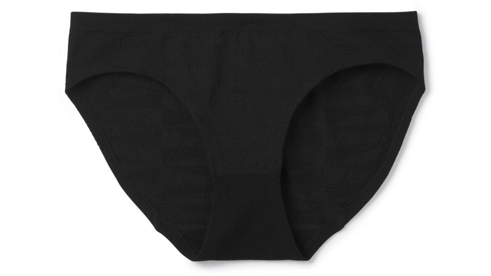 Smartwool Seamless Bikini Boxed - Womens, Black, Small, SW015130001-S