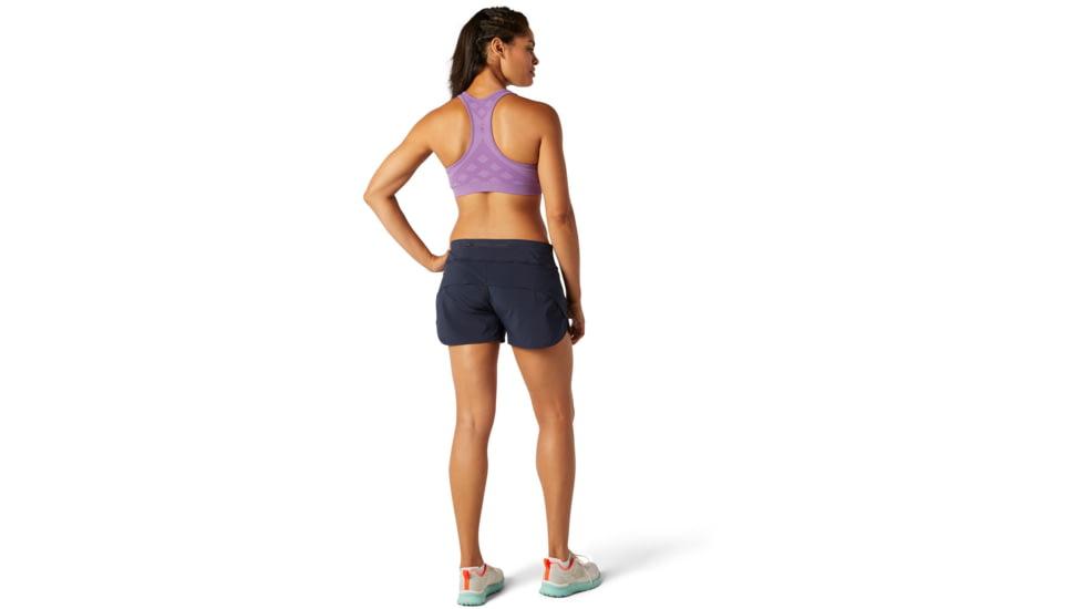 Smartwool Seamless Racerback Bra - Womens, Desert Orchid, Extra Small, SW015126C96-XS