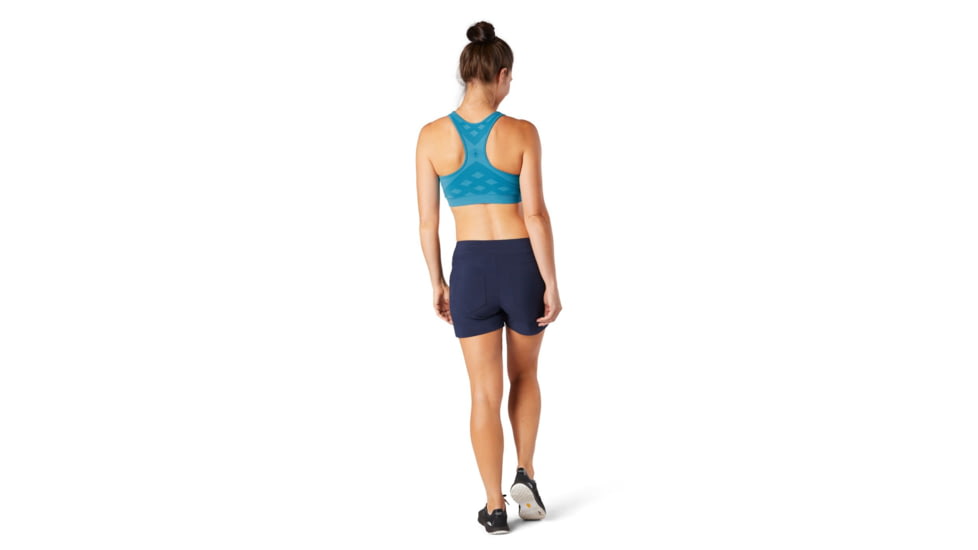Smartwool Seamless Racerback Bra - Womens, Light Ocean Abyss, Medium, SW000846F66M