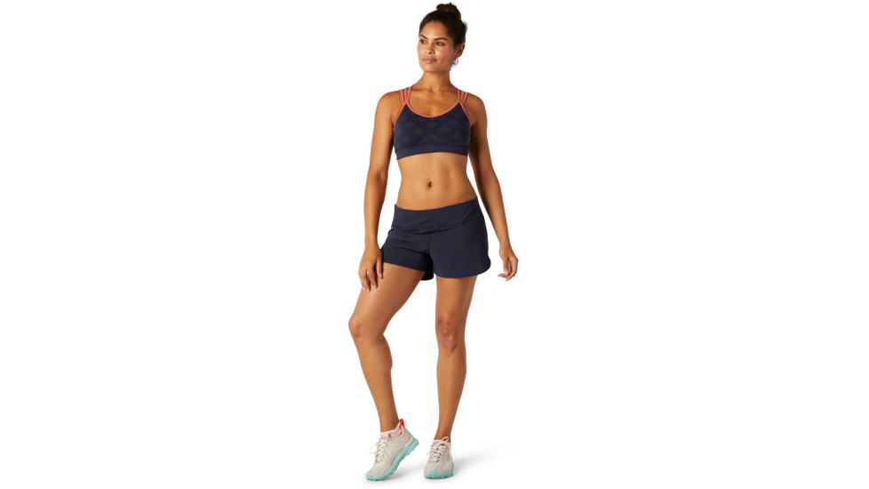 Smartwool Seamless Strappy Bra - Womens, Deep Navy, Large, SW015127092-L
