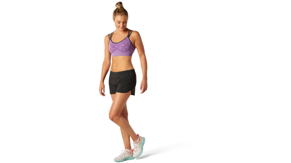 Smartwool Seamless Strappy Bra - Womens, Desert Orchid, Extra Small, SW015127C96-XS