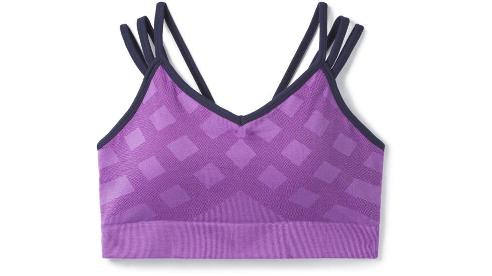 Smartwool Seamless Strappy Bra - Womens, Desert Orchid, Extra Small, SW015127C96-XS