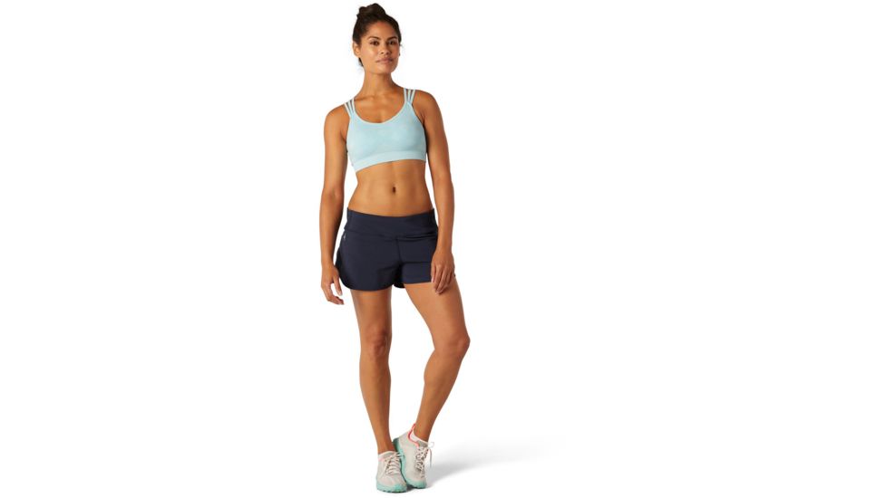 Smartwool Seamless Strappy Bra - Womens, Light Wave Blue, Large, SW015127D83-L