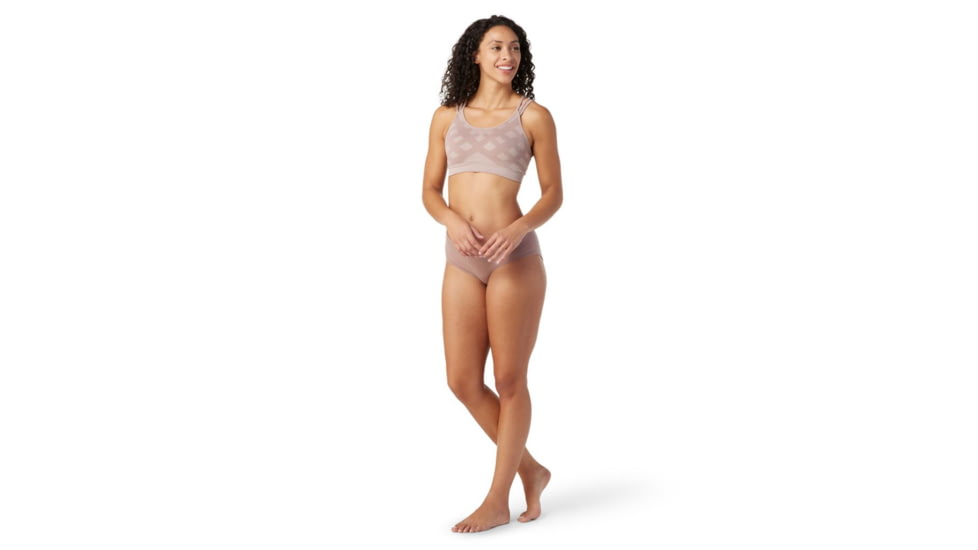 Smartwool Seamless Strappy Bra - Womens, Sandstone, Medium, SW000847G69M