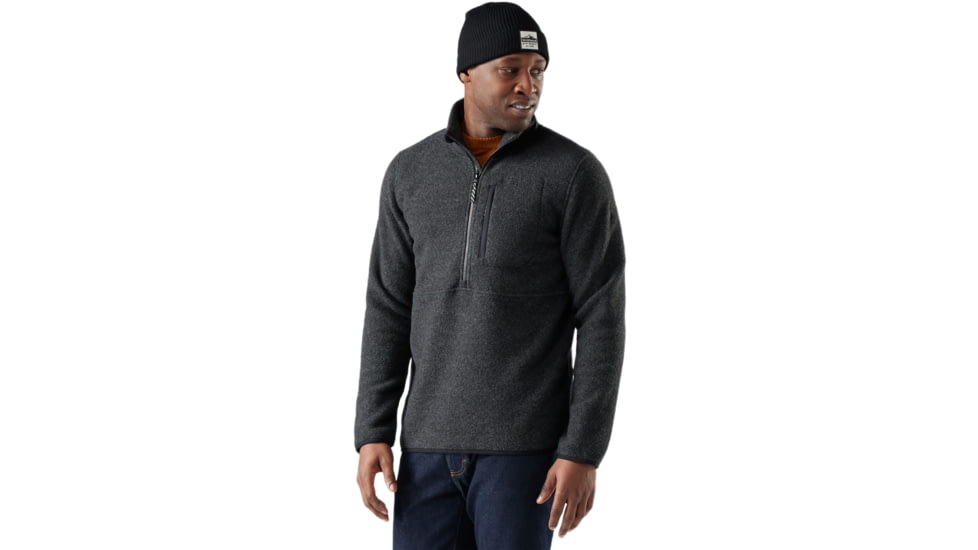 Smartwool Second Cut Fleece 1/2 Zip - Mens, Charcoal, Medium, SW002958003100M000