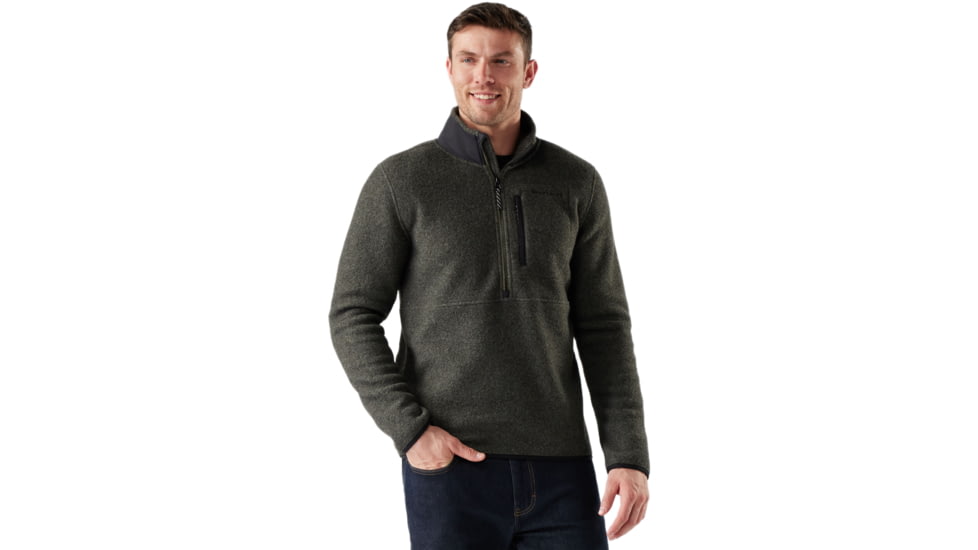 Smartwool Second Cut Fleece 1/2 Zip - Mens, Winter Moss, Large, SW002958K18100L000
