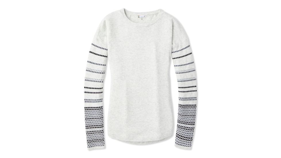 Smartwool Shadow Pine Crew Sweater - Womens, Ash Heather, Large, SW019276047-L