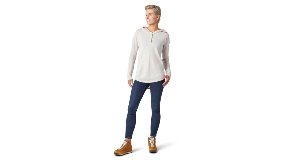 Smartwool Shadow Pine Hoodie Sweater - Womens, Rainbow Donegal, Large, SW016397E48-L