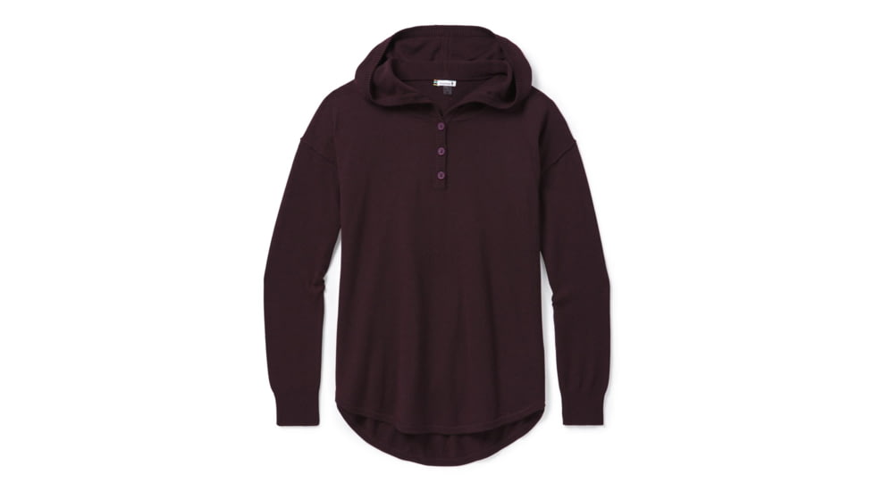 Smartwool Shadow Pine Hoodie Sweater - Womens, Woodsmoke Heather, Extra Small, SW016397B85-XS