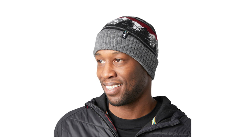Smartwool Ski Hill Beanie, Medium Gray Heather, One Size, SW018065084-1FM
