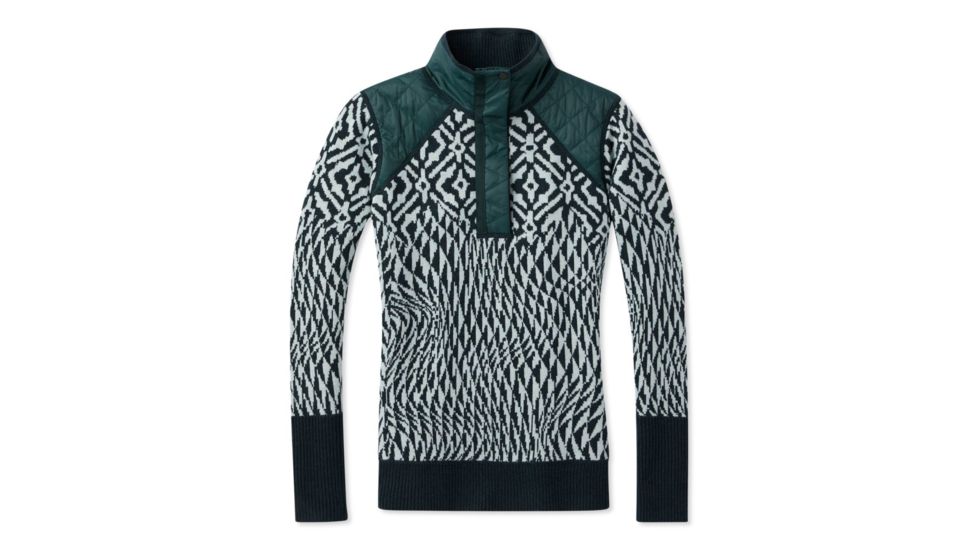 Smartwool Ski Ninja Pullover Sweater - Womens, Frosty Green Heather, Small, SW019271B89-S