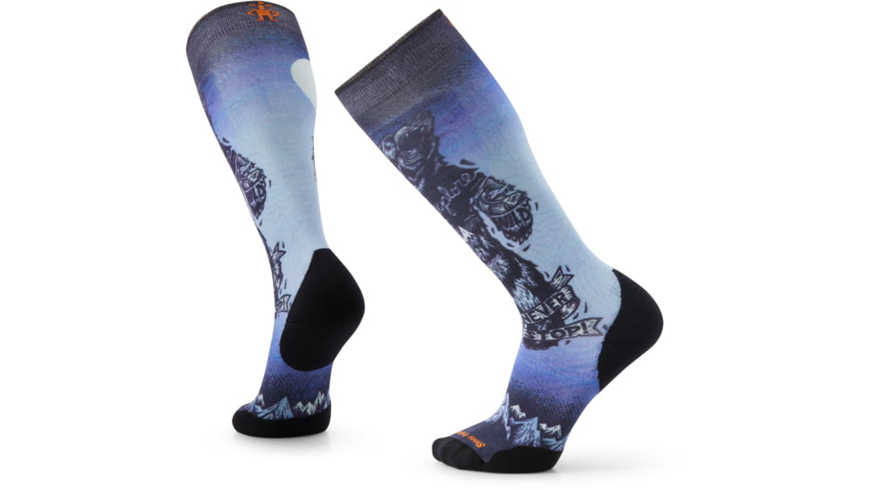 Smartwool Ski Targeted Cushion Always Explore Print OTC Socks - Mens, 150 Multi Color, Extra Large, SW001909150XL