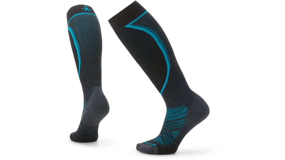 Smartwool Ski Targeted Cushion OTC Socks - Womens, 003 Charcoal, Medium, SW001862003M