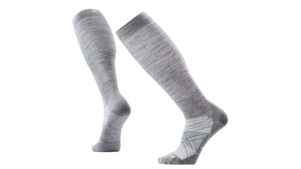Smartwool Ski Zero Cushion OTC Socks - Mens, Light Gray, Large, SW001915039100L000