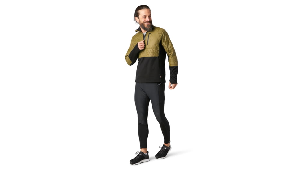 Smartwool Smartloft 60 Hybrid Half Zip - Mens, Military Olive, 2XL, SW016304D11-XXL