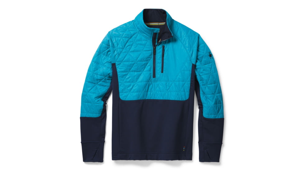 Smartwool Smartloft 60 Hybrid Half Zip - Mens, Sea Blue, 2XL, SW016304951-XXL