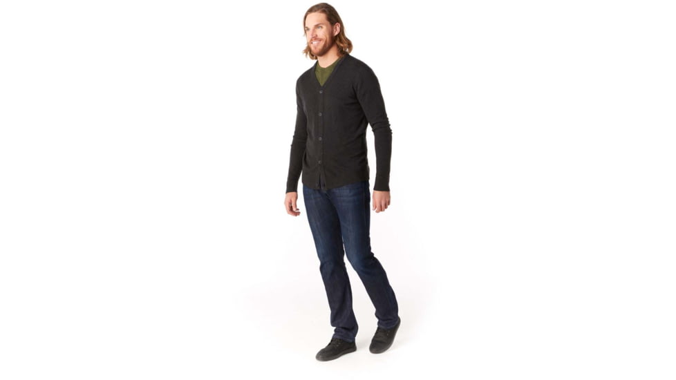 Smartwool Sparwood Cardigan Sweater - Mens, Charcoal Heather, Large, SW019052010L