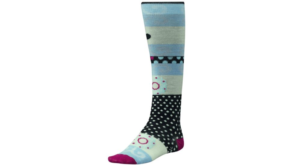 Smartwool Tap Dot Kneehigh Socks - Girl's-Black-Large