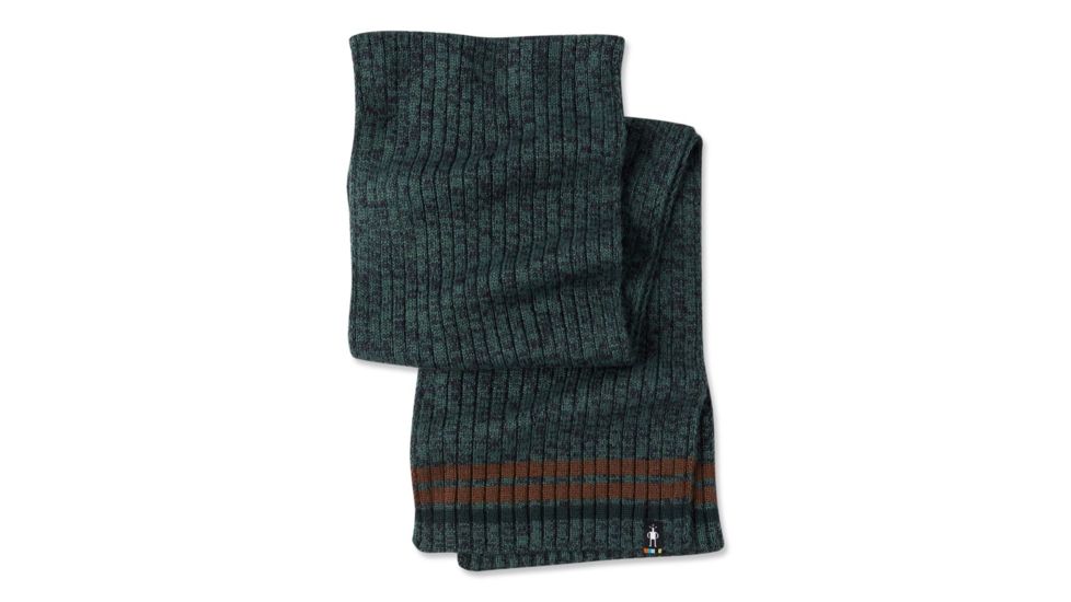 Smartwool Thunder Creek Scarf, Deep Navy-Pine Gray Marl, One Size, SW000146C38-1FM