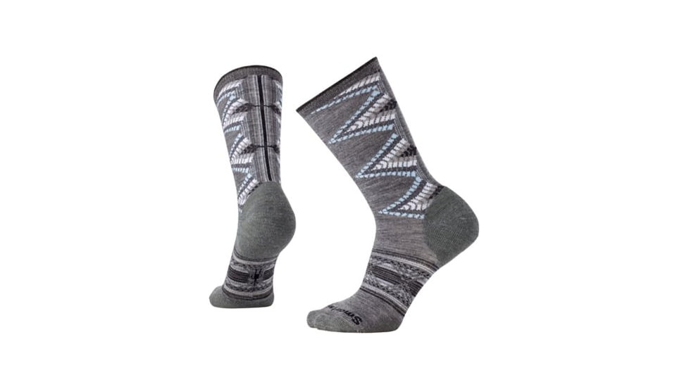 Smartwool Tiva Crew Sock - Women's, Medium Gray Heather, Small SW010402084-S