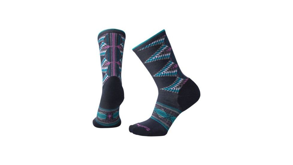 Smartwool Tiva Crew Sock - Women's, Deep Navy Heather, Small SW010402108-S
