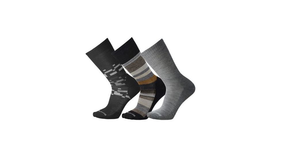 Smartwool Trio 2 Sock - Men's, Black, Large SW003864001-L