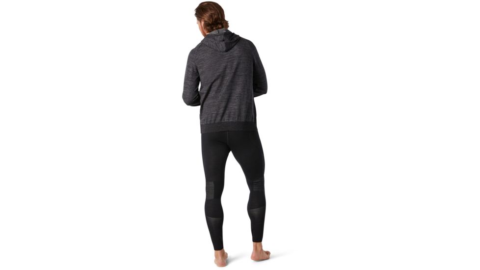 Smartwool Unisex Intraknit Merino Logo Hoodie, Black, Small, SW000386001-S