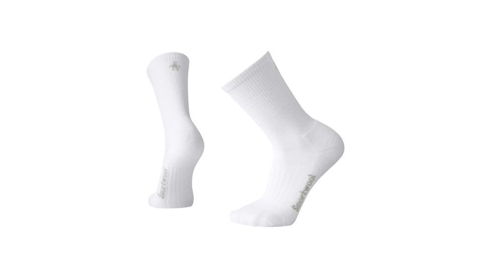 Smartwool Walk Light Crew Sock - Men's, White, Large SW0SW250122-L