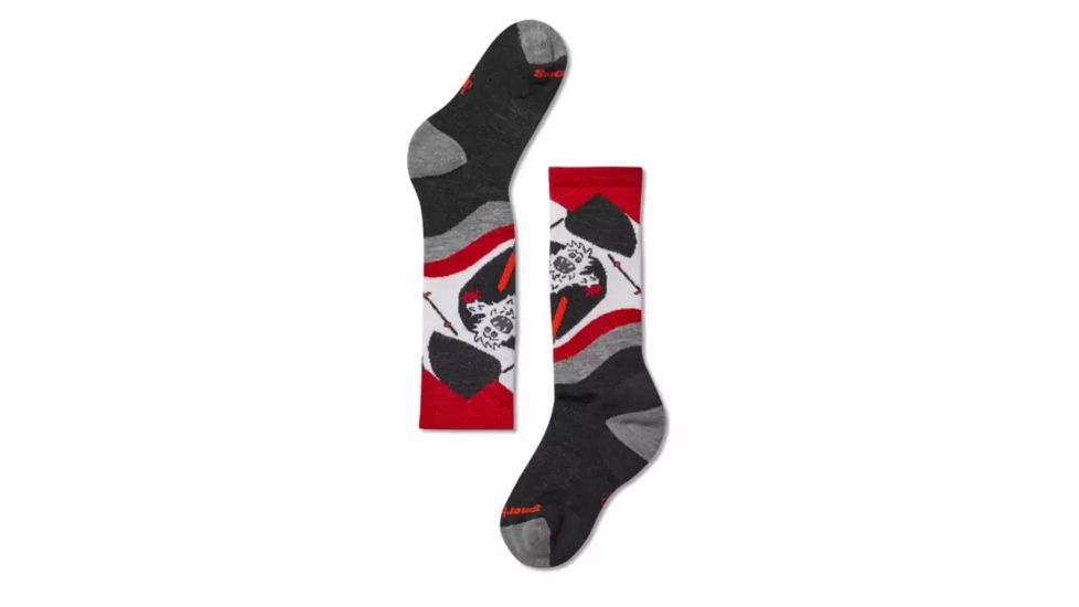 Smartwool Wintersport Yo Yetti Socks - Kids, Charcoal, Small, SW001030003-S