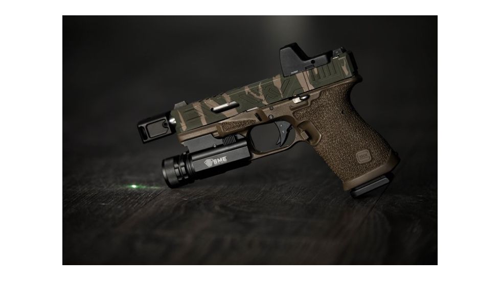 SME Tactical Handgun Laser, Green, w/ Convenient Spring Clamp Lock, SME-GLP