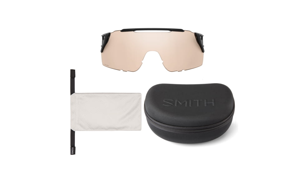 Smith Attack MAG MTB Sunglasses, Black Frame, Photochromic Clear to Gray Lens, 20229980799KI