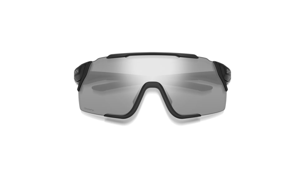 Smith Attack MAG MTB Sunglasses, Matte Black Frame, ChromaPop Platinum Mirror Lens, 20229900399XB