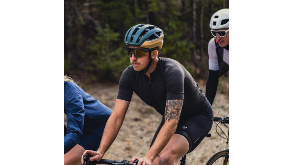 Smith Attack MAG MTB Sunglasses, Matte Spruce Frame, ChromaPop Bronze Mirror Lens, 2022991ED990K