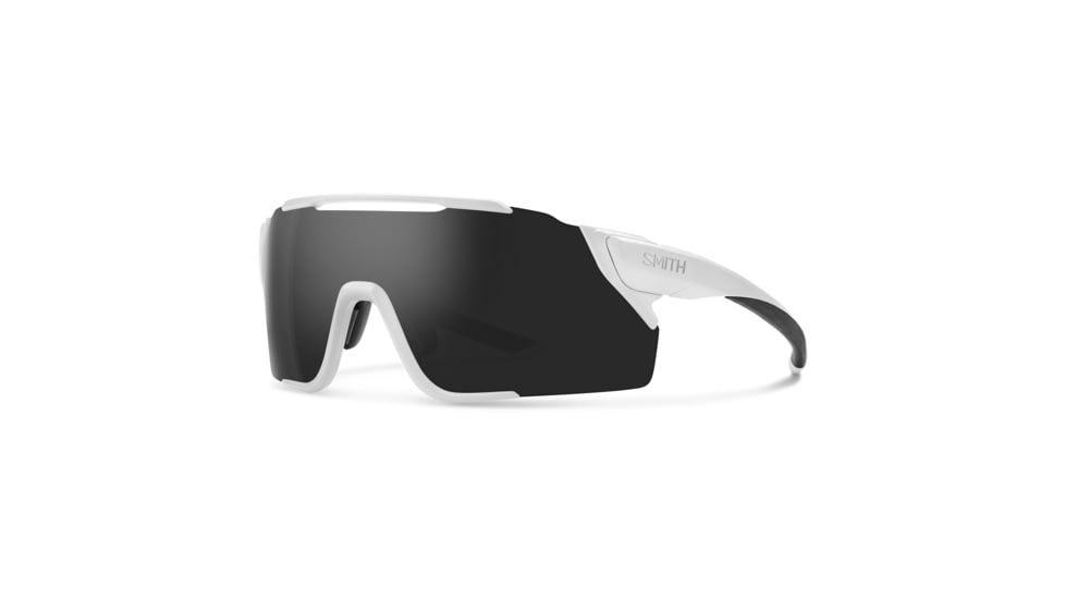 Smith Attack MAG MTB Sunglasses, Matte White Frame, ChromaPop Black Lens, 2022996HT991C